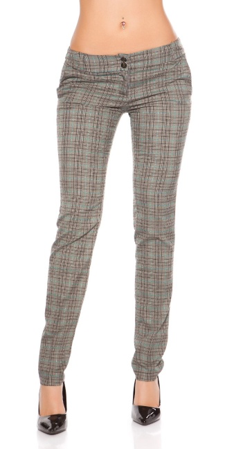 straightleg pants with glitter Greyturquoise